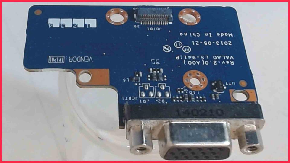 VGA Video Board Kabel LS-9411P 08992W Dell Latitude E6540