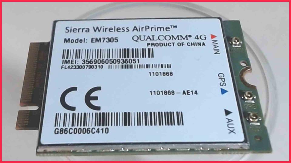 WWAN WiFi Karte Board Modul Platine  GPS EM7305 Toshiba Tecra Z50-A-164