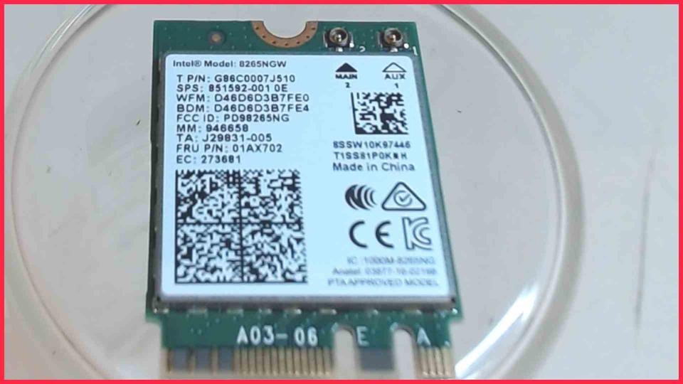 Wlan W-Lan WiFi Karte Board Modul Platine 01AX702 ThinkPad L480 20LS