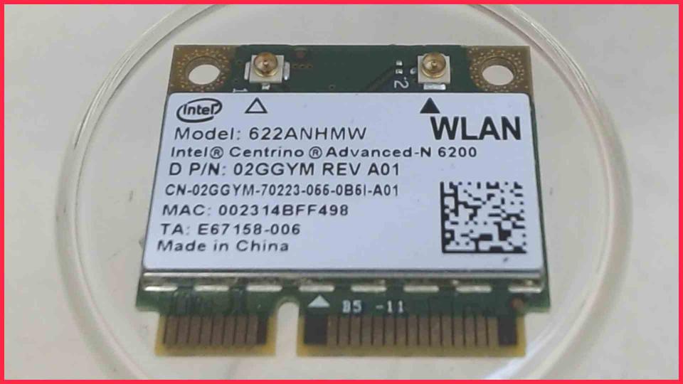 Wlan W-Lan WiFi Karte Board Modul Platine 02GGYM Dell Latitude E5410