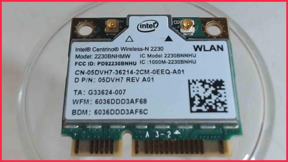 Wlan W-Lan WiFi Karte Board Modul Platine 0DVH7 Dell Inspirion 17R-5721 P17E