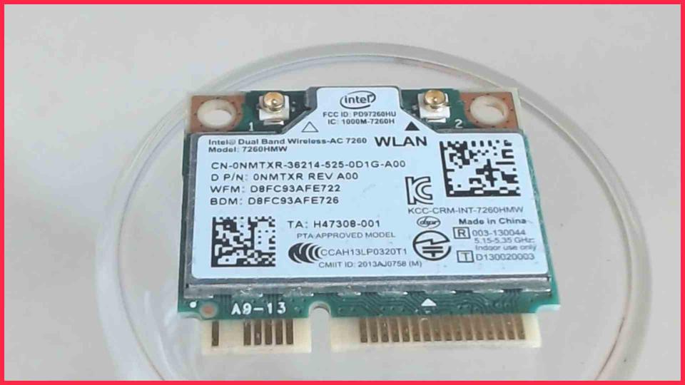 Wlan W-Lan WiFi Karte Board Modul Platine 0NMTXR Dell Latitude E7440