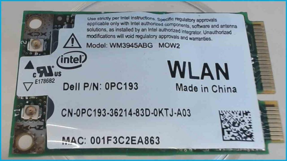 Wlan W-Lan WiFi Karte Board Modul Platine 0PC193 Dell Latitude D830 (5)