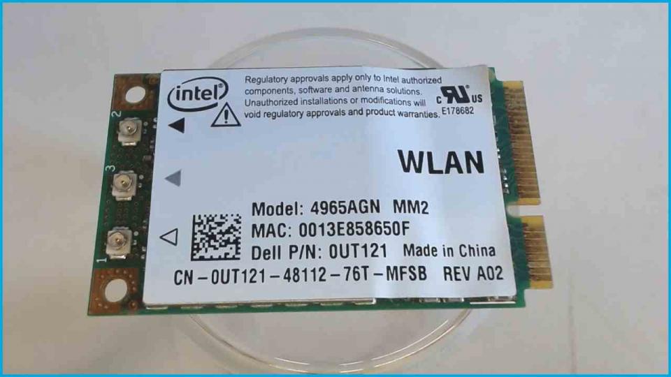 Wlan W-Lan WiFi Karte Board Modul Platine 4965AGN MM2 Dell XPS M1710 PP05XB
