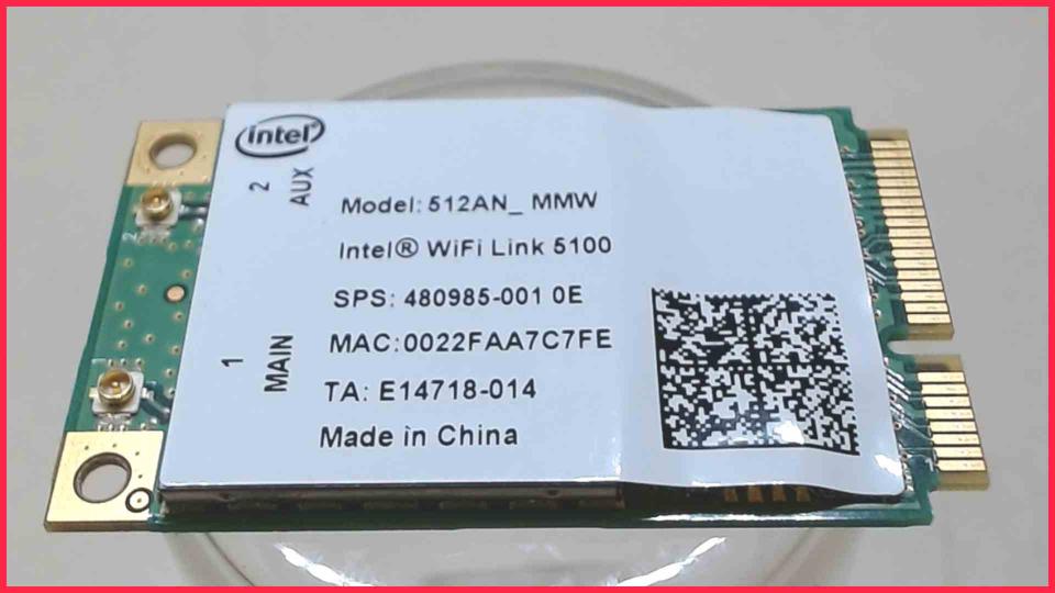 Wlan W-Lan WiFi Karte Board Modul Platine 512AN-MMW NP-X460-AS03DE