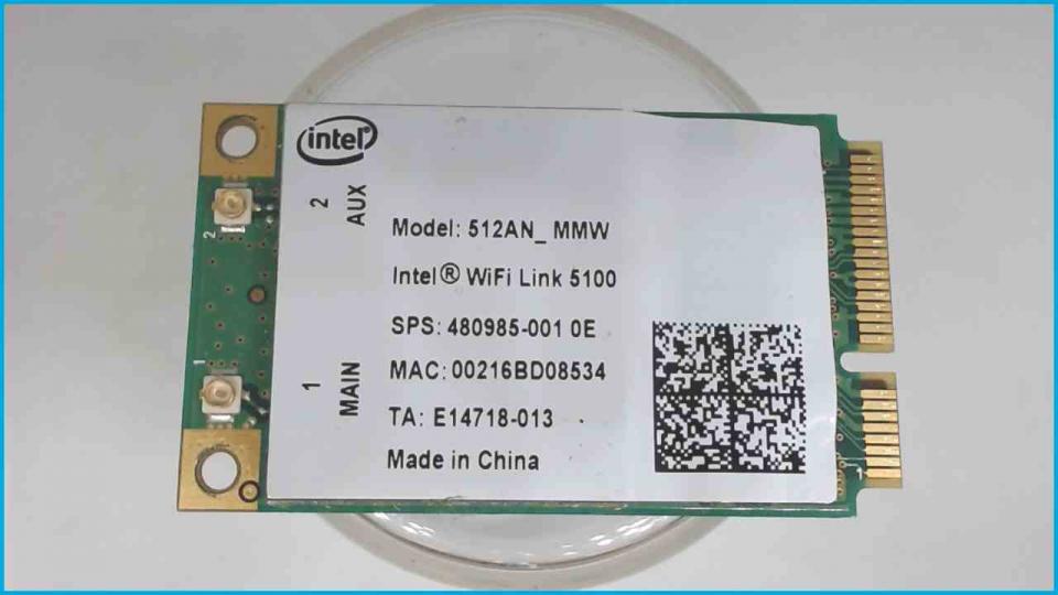 Wlan W-Lan WiFi Karte Board Modul Platine 512AN_MMW Acer Aspire 6935G LF2