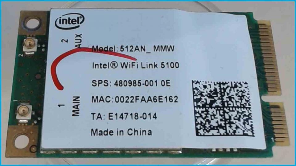 Wlan W-Lan WiFi Karte Board Modul Platine 512AN_MMW Samsung P560 NP-P560H -2