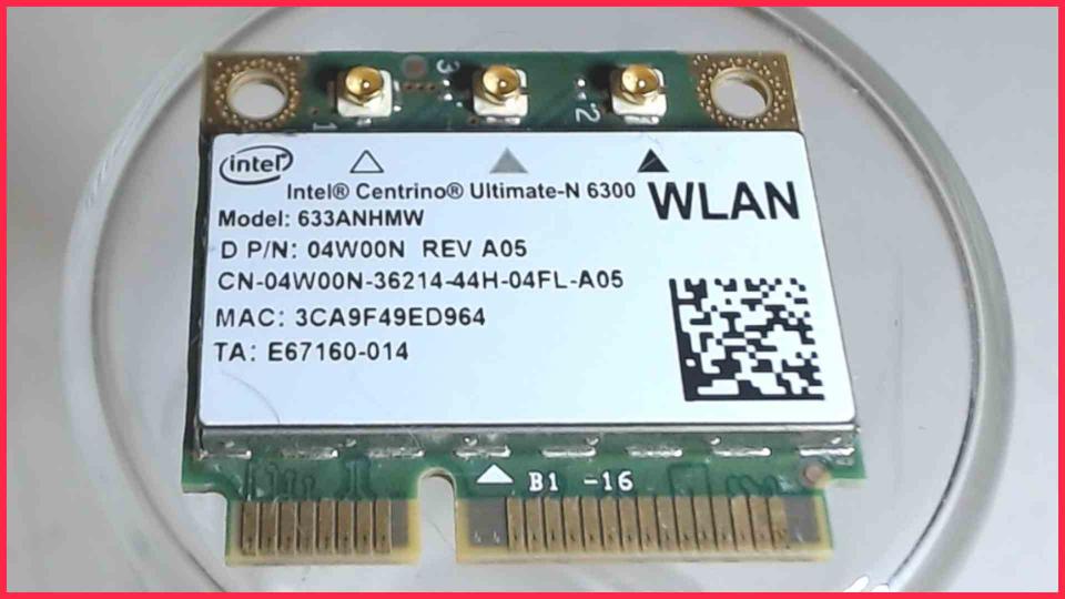 Wlan W-Lan WiFi Karte Board Modul Platine 633ANHMW Dell Latitude E6540 i7