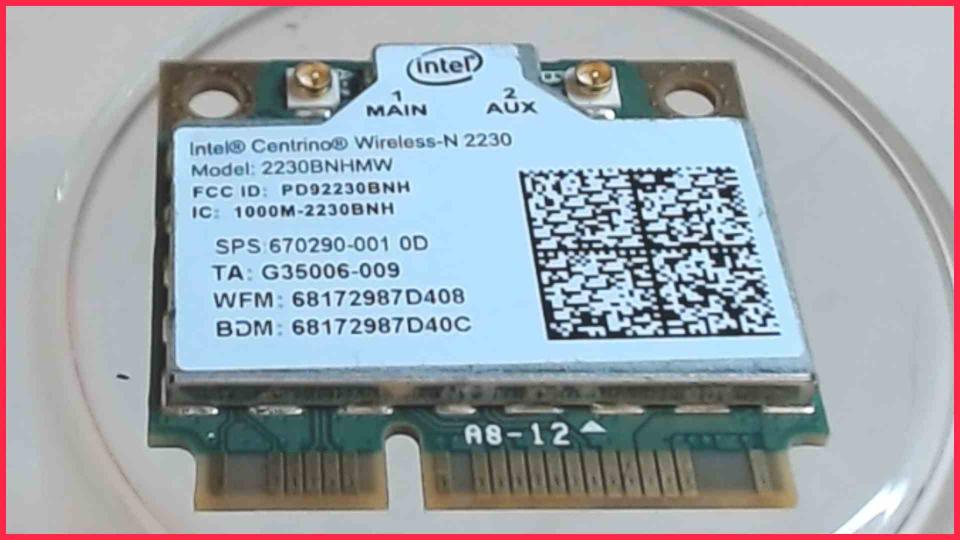 Wlan W-Lan WiFi Karte Board Modul Platine 670290-001 Fujitsu Lifebook A532