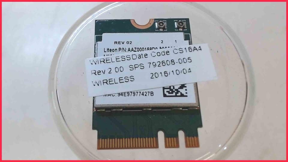 Wlan W-Lan WiFi Karte Board Modul Platine 792608-005 HP 14-am030ng
