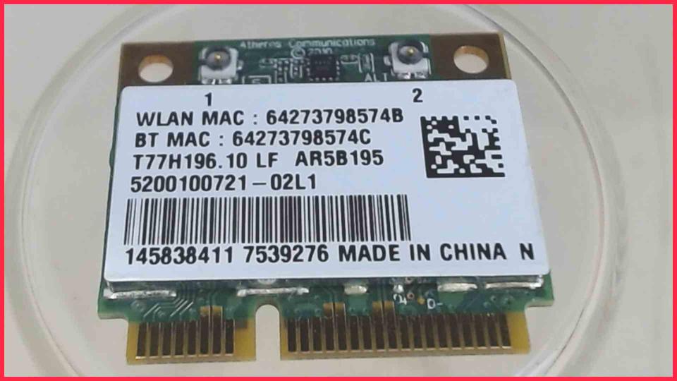 Wlan W-Lan WiFi Karte Board Modul Platine AR5B195 Sony Vaio PCG-91311M VPCEJ