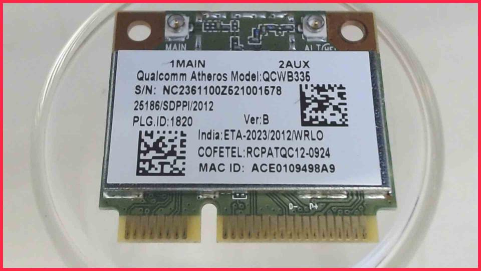 Wlan W-Lan WiFi Karte Board Modul Platine Acer Aspire ES 15 ES1-531-C0RH
