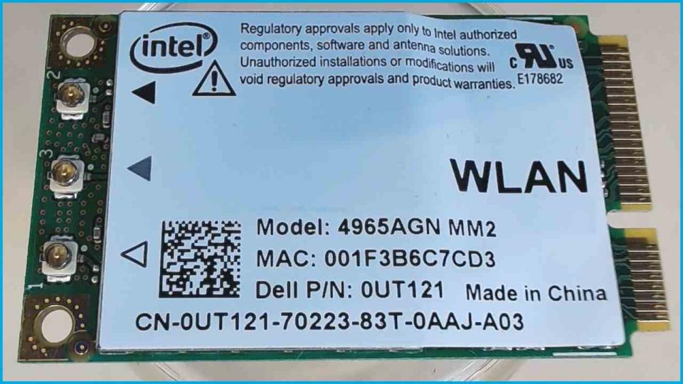 Wlan W-Lan WiFi Karte Board Modul Platine Dell Latitude D830 (4)