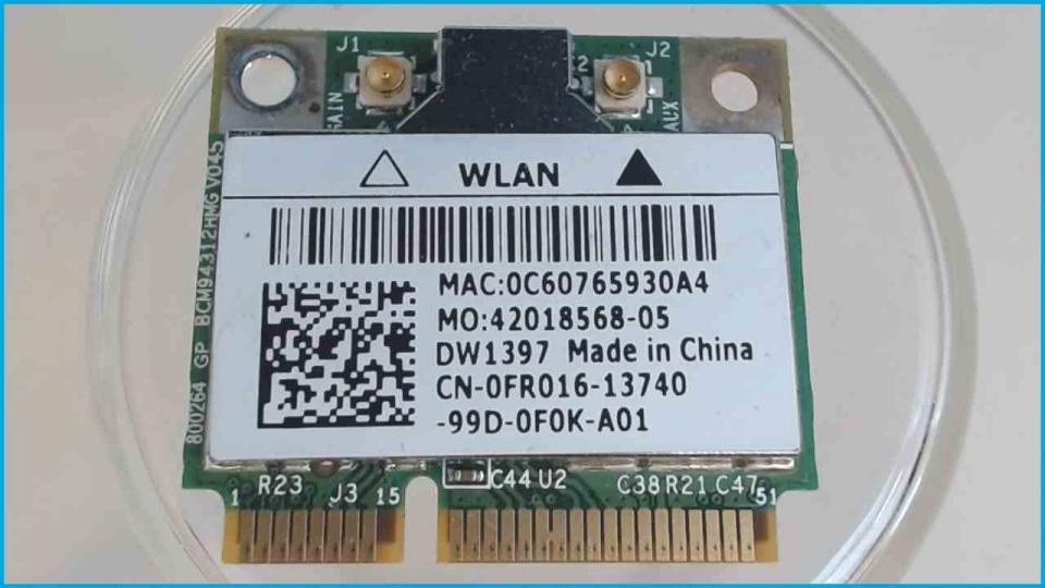 Wlan W-Lan WiFi Karte Board Modul Platine Dell Studio 1555 PP39L