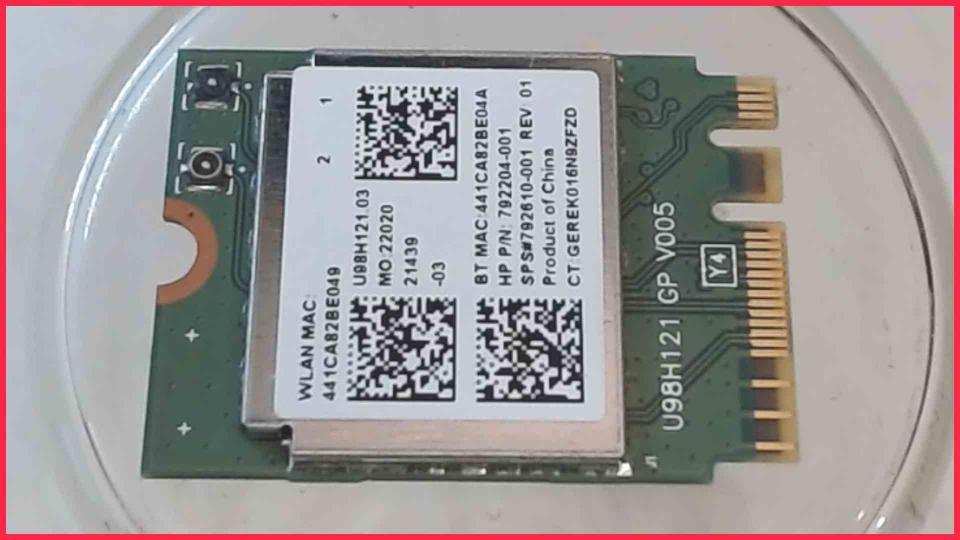Wlan W-Lan WiFi Karte Board Modul Platine  HP 250 G4