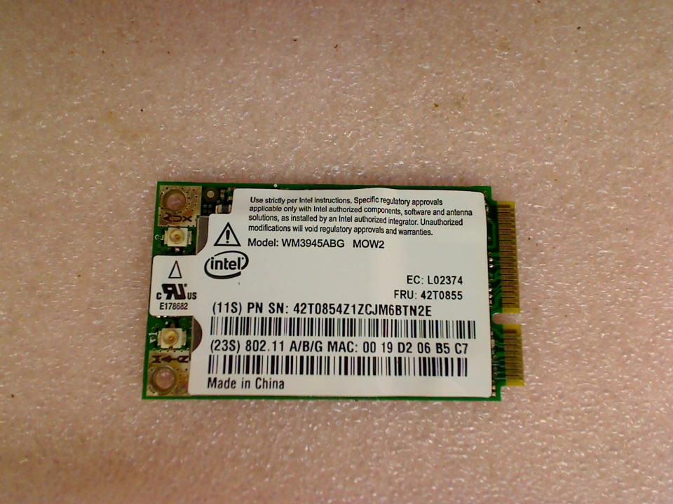 Wlan W-Lan WiFi Karte Board Modul Platine IBM ThinkPad Z61m 9450