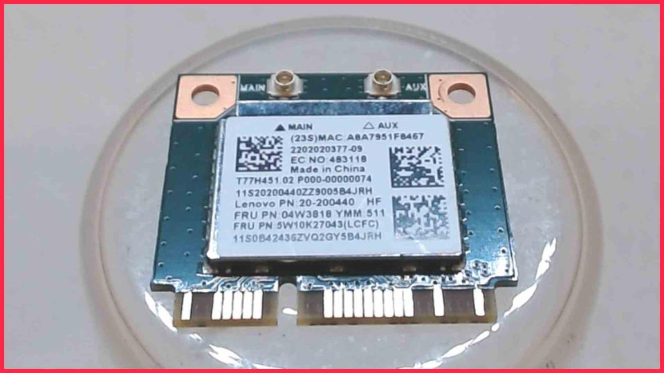 Wlan W-Lan WiFi Karte Board Modul Platine  Ideapad 100-15iBD 80QQ