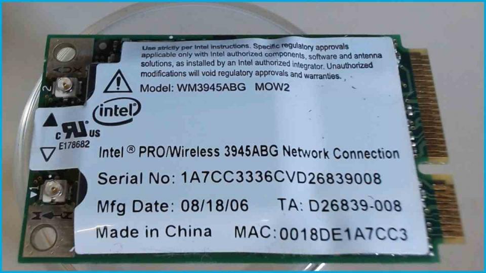 Wlan W-Lan WiFi Karte Board Modul Platine Maxdata Pro 6100 IW EAA-89 TW3A