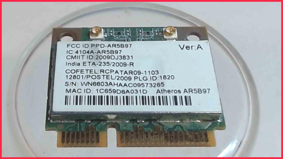 Wlan W-Lan WiFi Karte Board Modul Platine PPD-AR5B97 EasyNote PEW96 TK-81