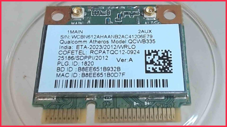Wlan W-Lan WiFi Karte Board Modul Platine QCWB335 Aspire E1-510 Z5WE3