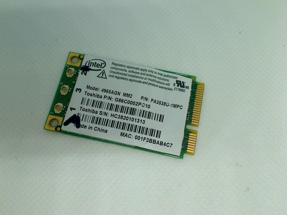 Wlan W-Lan WiFi Karte Board Modul Platine Toshiba Tecra A9