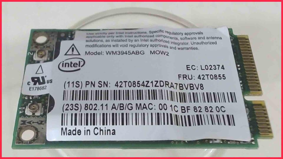 Wlan W-Lan WiFi Karte Board Modul Platine WM3945ABG Lenovo 3000 N200 (1)