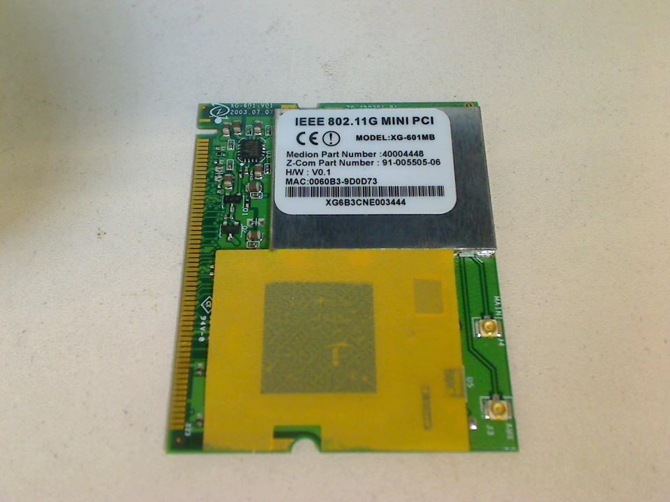 Wlan W-Lan WiFi Karte Board Modul Platine XG-601MB microstar MD41112 FID2140