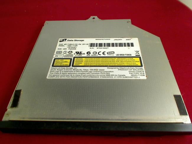 DVD Brenner GSA-T10N mit Blende & Halterung Fujitsu Li1705