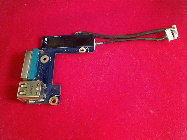 USB Port Buchse Seriell Board Modul Platine Kabel Cable Samsung NP-R65
