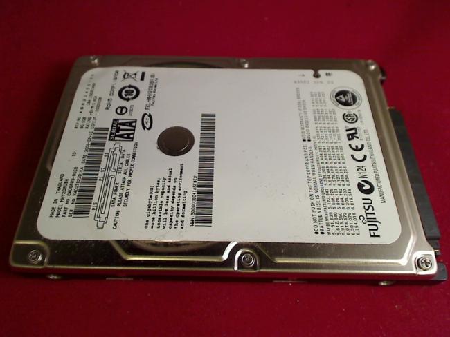 80GB HDD Festplatte Fujitsu MHY2080BH 2.5" SATA Asus F2Hf