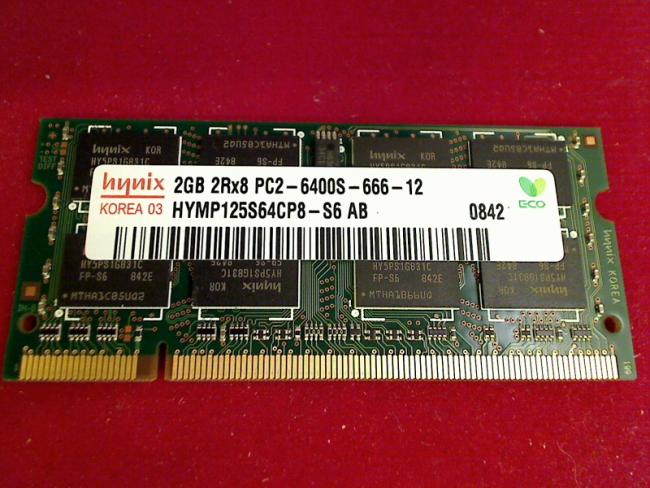 2GB DDR2 PC2-6400S HYMP125S64CP8-S6 AB Ram Fujitsu Amilo Pi 3540