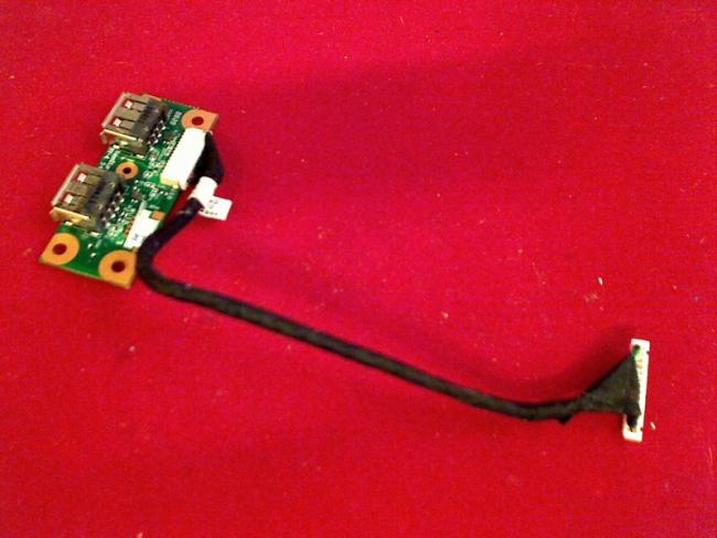 USB 2-Fach Port Buchse Board Kabel cable Amilo Pi 3540 -2