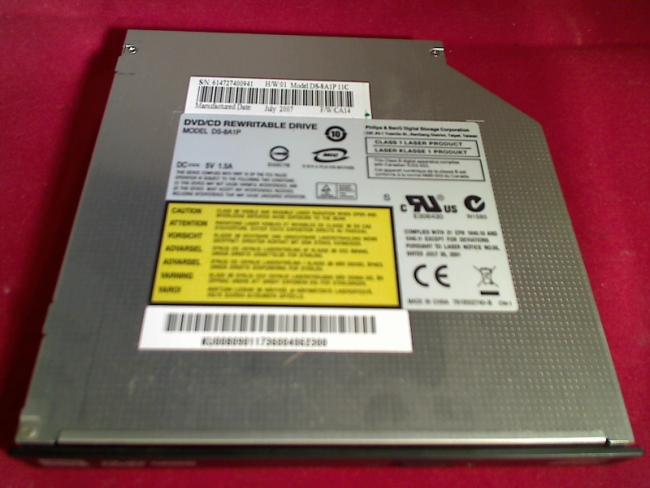 DVD Brenner DS-8A1P mit Blende & Halterung Acer Aspire 9920G