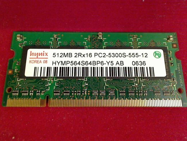 512 MB DDR2 PC2-5300S SODIMM Ram Arbeitsspeicher Asus F3F