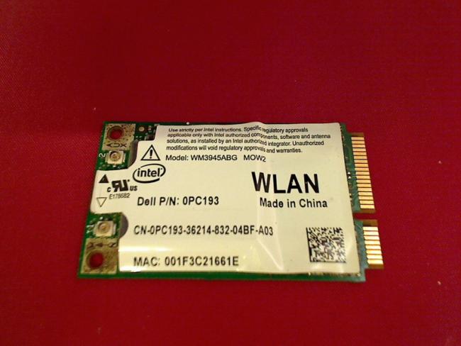 W-Lan WLan WiFi Karte Board Modul Platine Dell Precision M90