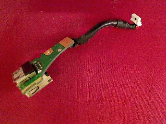 USB Port Buchse 2-fach Board Platine Modul Dell M90 PP05XA