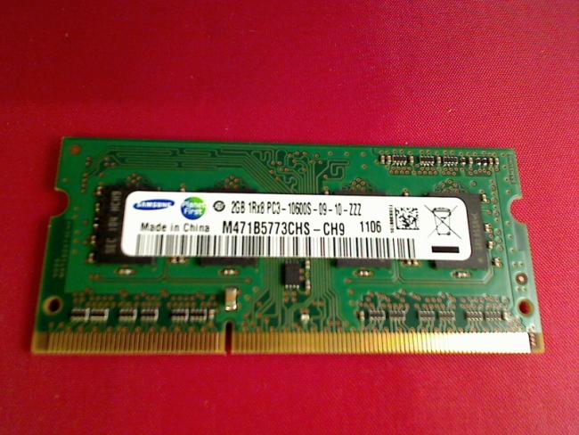 2GB DDR3 PC3-10600S SODIMM Ram Arbeitsspeicher Lenovo T410 2537-GZ2