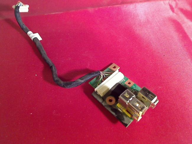 USB Port Buchse Board Kabel Cable Stecker Lenovo T410 2537-GZ2