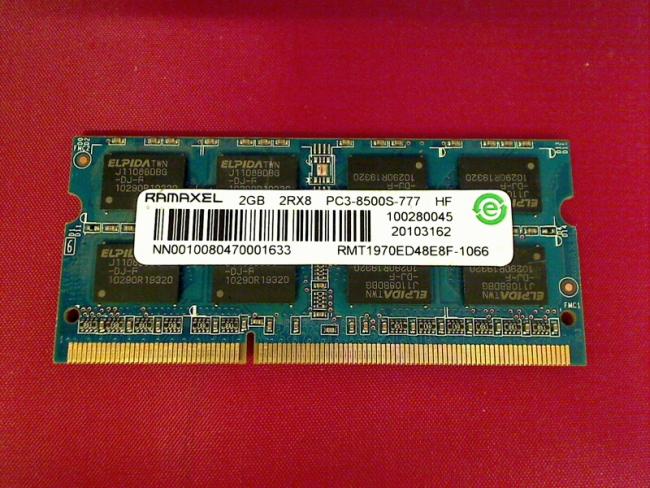 2GB DDR3 PC3-8500S SODIMM Ram Arbeitsspeicher Ramaxel Lenovo T500 2056-BZ8