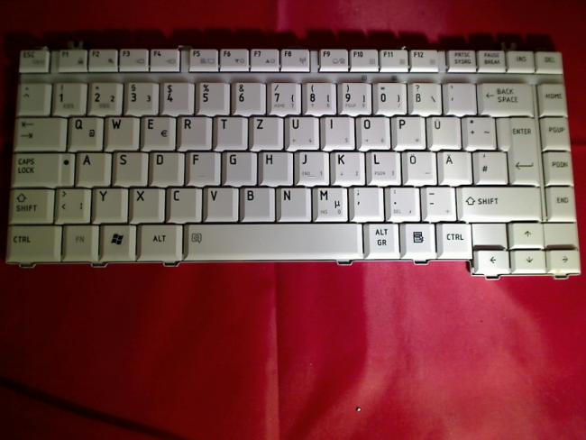 Original Deutsche Tastatur Keyboard Toshiba Satellite A210-17S