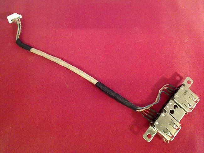 USB Port Buchse Board Modul Platine Kabel Cable Toshiba Satellite A210-17S