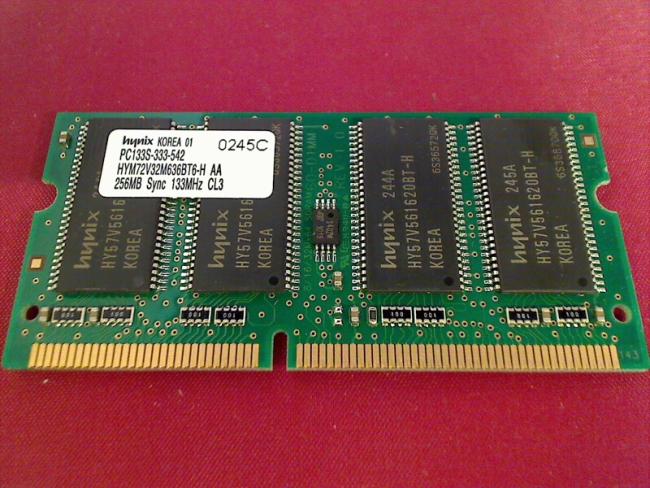 256MB SDRAM SODIMM PC133S Ram Arbeitsspeicher Maxdata M-book 1000T
