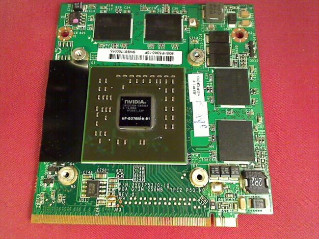 GPU Grafik Karte Board Modul Nvidia GeForce Go 7600 Fujitsu Amilo Pi1556 100% OK