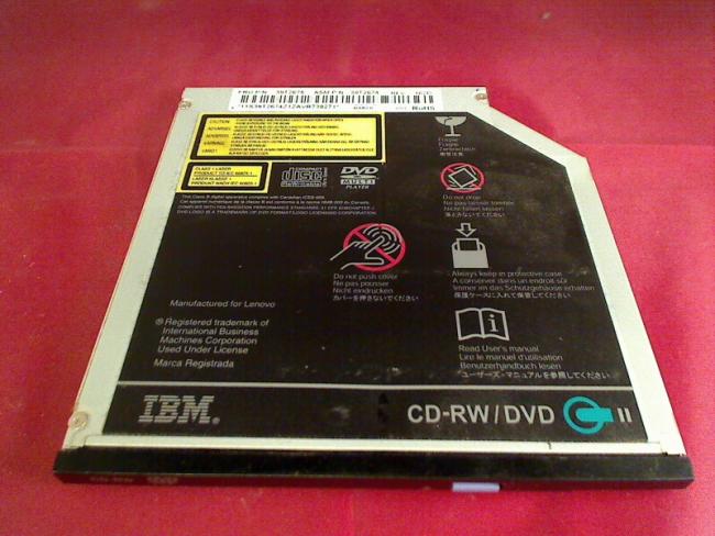 CD-RW / DVD GCC-4242N-R4 mit Blende & Halterung IBM T43 Type 1871