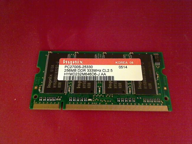 256MB DDR 333MHz Hynix PC2700S SODIMM RAM Arbeitsspeicher Fujitsu Amilo L7300