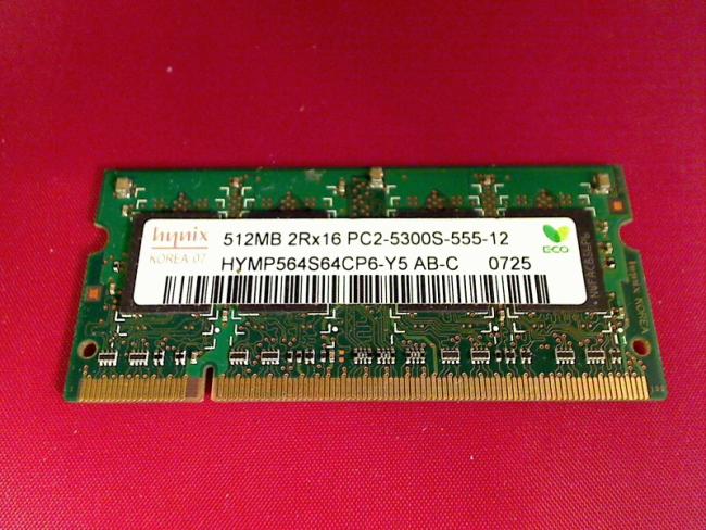 512MB DDR2 PC2-5300S Hynix SODIMM Ram Arbeitsspeicher Fujitsu AMILO Si3655