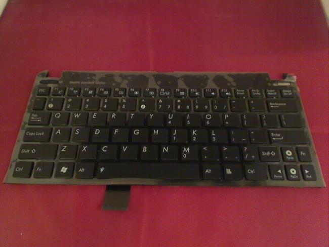 US Tastatur Keyboard MP-10B63US-528 mit Gehäuseabdeckung Asus EeePC Seashell