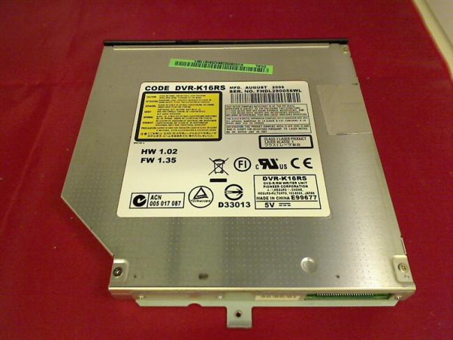 DVD Brenner DVR-K16RS mit Blende & Halterung Acer 5100 5101AWLMi
