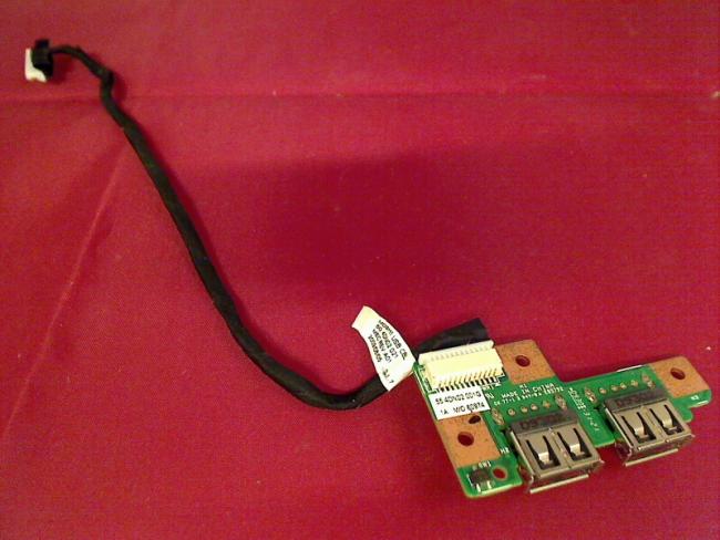 USB Port Buchse Board Kabel Cable Medion MD97860 P7612
