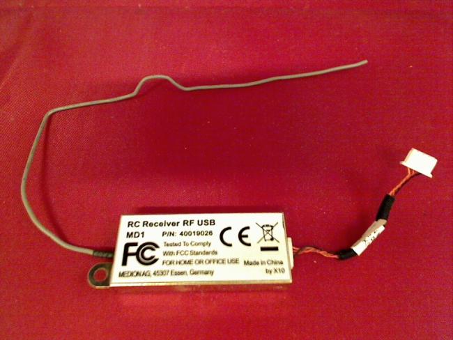 RC Receiver RF USB MD1 Board Karte Modul Kabel Cable Medion MD97860 P7612